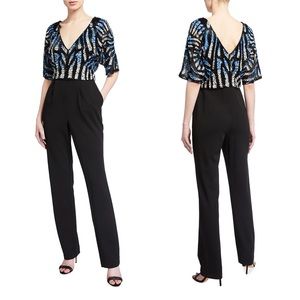 Aidan Mattox
Beaded Bodice  Crepe Jumpsuit